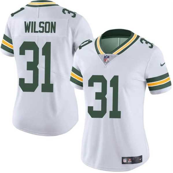 Women%27s Green Bay Packers #31 Emanuel Wilson White Vapor Untouchable Limited Football Stitched Jersey Dzhi->women nfl jersey->Women Jersey